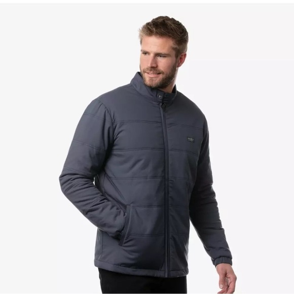 Travis Mathew Navy Blue Interlude Puffer Jacket - Picture 2 of 9